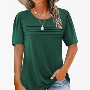 Elegant Green Women's Top